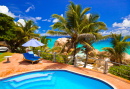 Hotel at Tropical Beach, Seychelles
